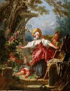 Jean Honore Fragonard Blind Man's Buff (mk08) oil painting artist